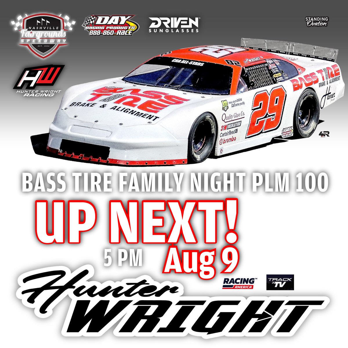 Hunter Wright (@hunterwright29) on Twitter photo Join us SATURDAY for <a href="/BassTire/">Bass Tire Company</a> “Family Night” at <a href="/RaceFairgrounds/">Nashville Fairgrounds Speedway</a>! Kids 11 & under are FREE!
Locally owned and operated in Nashville, check them out for all your tire and automotive needs!
🛞 🔧 basstire.com
We hope to see YOU this weekend! 🏁 Join us SATURDAY for <a href="/BassTire/">Bass Tire Company</a> “Family Night” at <a href="/RaceFairgrounds/">Nashville Fairgrounds Speedway</a>! Kids 11 & under are FREE!
Locally owned and operated in Nashville, check them out for all your tire and automotive needs!
🛞 🔧 basstire.com
We hope to see YOU this weekend! 🏁