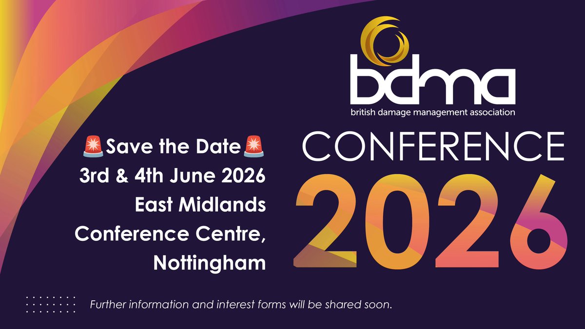 TheBDMA's tweet image. If you would like to register your interest, please follow the link here: bdma.org.uk/bdma-conferenc…
Keep up to date with our social media over the next few months as more information is released.
Watch this space!
#BDMAConf2026 #BDMA