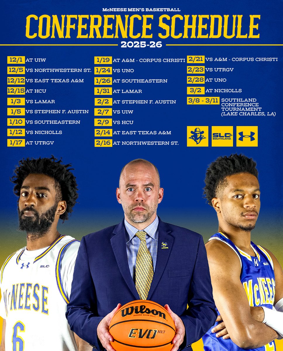 The conference lines are drawn. Who’s ready for the three-peat? 💥

🔗shorturl.at/1CGiA

#GeauxPokes | #BayouBandits