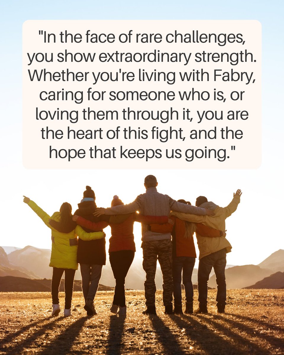 At FSIG, we’re here to walk beside you offering information, connection, and support to the Fabry community every step of the way. Find out more at Fabry.org.

#FabryDisease #1FDSM #FabryCommunity #RareDisease #StrongerTogether