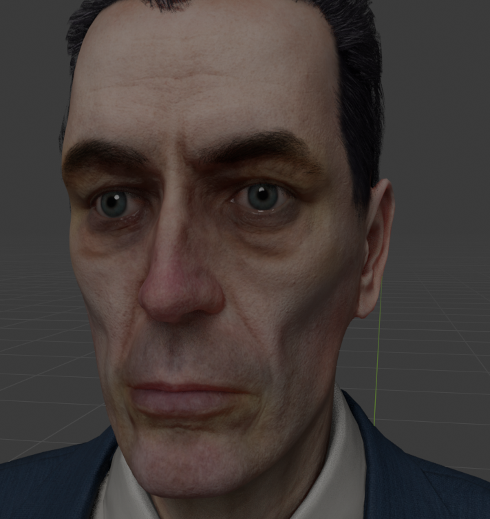 MAKING GMAN MODEL REMAKE WIP!!!!!!!!!!!!!!!!!!!!
