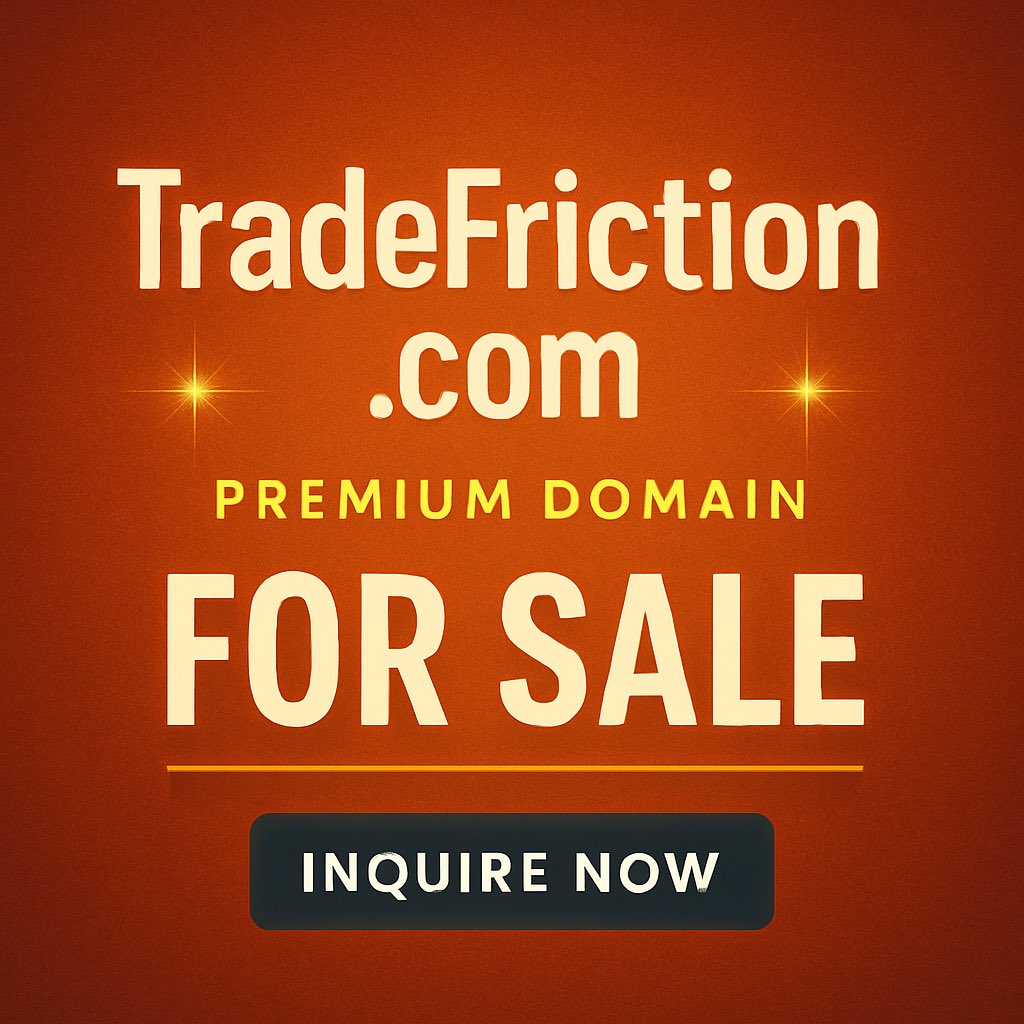 🚀 DOMAIN FOR SALE: **Tradefriction.com** 🔥 Perfect for trade analytics, supply chain platforms, or geopolitical risk intelligence.  
✅ Ultra-brandable | ✅ Memorable | ✅ .com authority 
@sedo <a href="/afternic/">Afternic</a> <a href="/GoDaddy/">GoDaddy</a> 
#DomainSale #DomainInvestor #Startups   #DomainBroker #AI