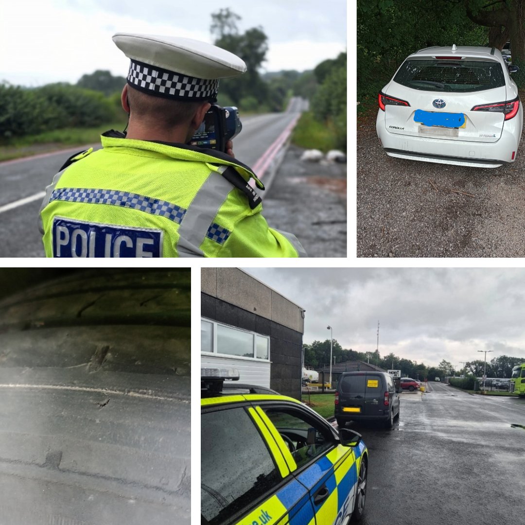 A  road safety operation was carried out around the airport to check the safety of cars, particularly taxis.  Sadly far too many of the vehicles we stopped had defects and one was seized. If you book a taxi you should expect it to be road worthy. We'll be doing more checks soon.