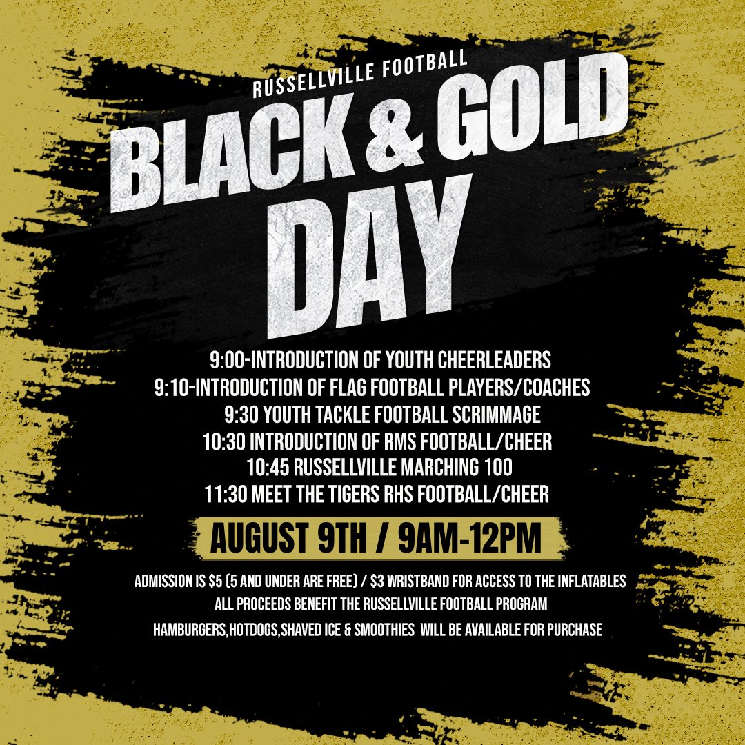 Russellville Golden Tiger Football (@russellvillefb) on Twitter photo 