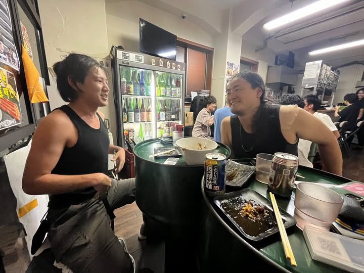 墨田区ストリートJazzフェスティバルの飲み会&amp;ミーティングでした‼️

なんかすごい事になってきたぞ⁉️www
続報を待て‼️

まさかの脱いだらタンクトッパーwww
何か通じるものを感じました🤣

sumida-jazz.jp/sj/