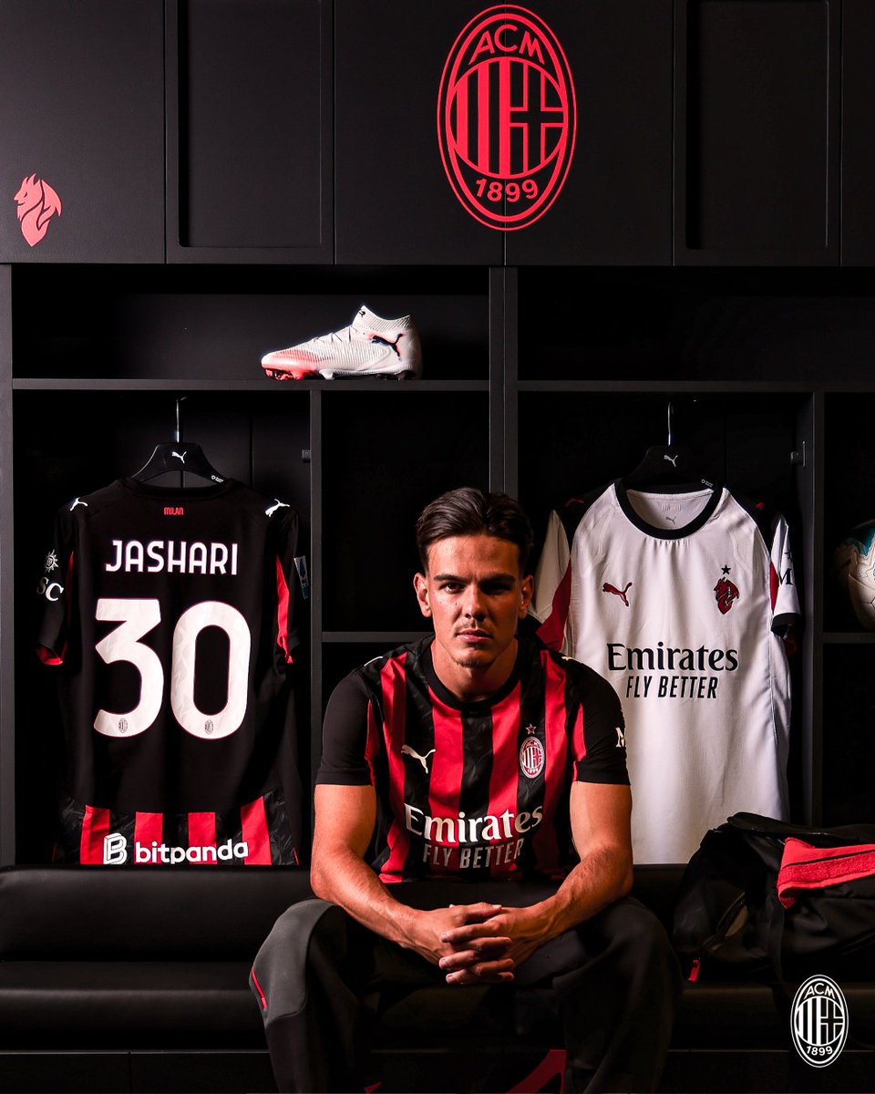 acmilan's tweet photo. Coming to a Serie A pitch near you 😮‍💨

#WelcomeJashari https://t.co/D7caBb2p9D