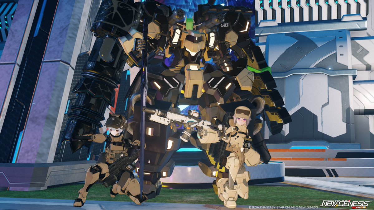 #機兵団ガジェットリボルバー
#キャストはいいぞ 

あまりにも絵がよすぎた…

左　くろちゃ(<a href="/Kuro01k4/">くろい</a> )
右　どんさん(<a href="/specular_ngs/">ドン・タイラー</a> )