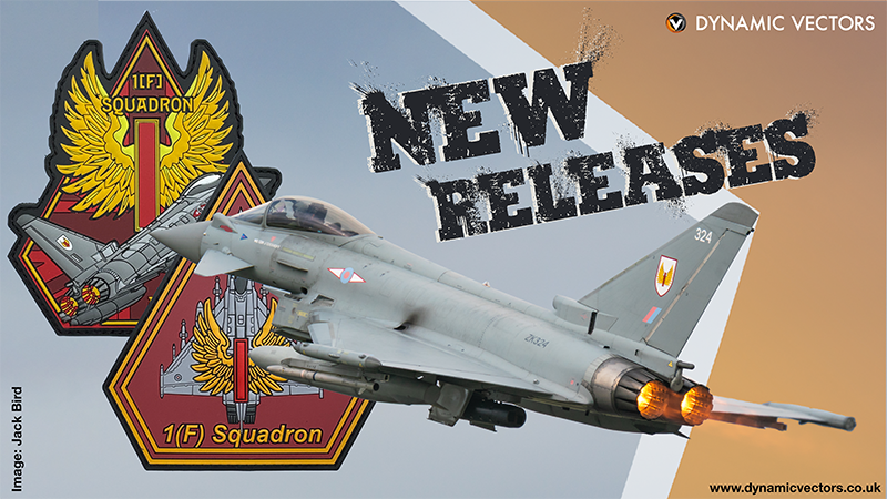 DynamicVectors's tweet image. We’re proud to bring the latest official patches for 1(F) Squadron into the world! 

Both patches are limited edition but you’ll already spot them on the arms of those currently serving in Scotland!

dynamicvectors.co.uk/shop