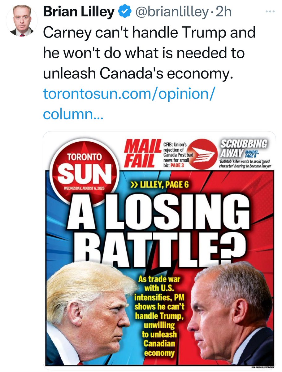This is American owned anti-Canadian Postmedia propaganda. This is Tokyo Rose/ Axis Sally style messaging designed to demoralize Canadians and Canadian institutions. This is what happens when our Canadian media is American MAGA owned. The Sun chain of papers is MAGA propaganda.
