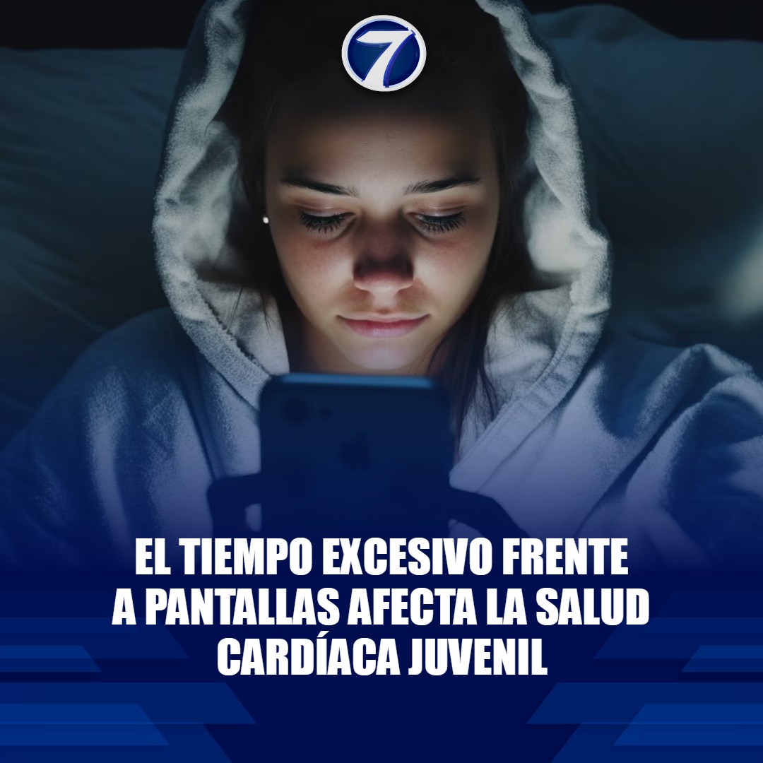 Noti7Guatemala's tweet image. #Pantallas sin control: un #riesgo silencioso para la salud cardíaca ❤️😨➡ bit.ly/3ULOz0D