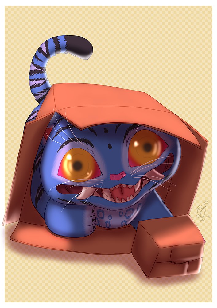 So tigers like boxes, right?
#KPOPDEMONHUNTERS #derpytiger #art