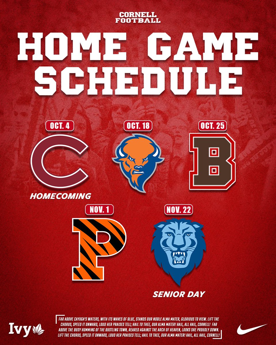 Big Red Nation, season tickets are on sale NOW‼️

Click the link in our bio to claim yours today!

#YellCornell