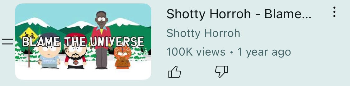 100k on Blame The Universe! 

This is special to me cos I did everything from the beat, the bars and performance, the animation, the edit. Only thing I didn’t do was mix it but everything else was me and on my own channel. 

Very proud of this.