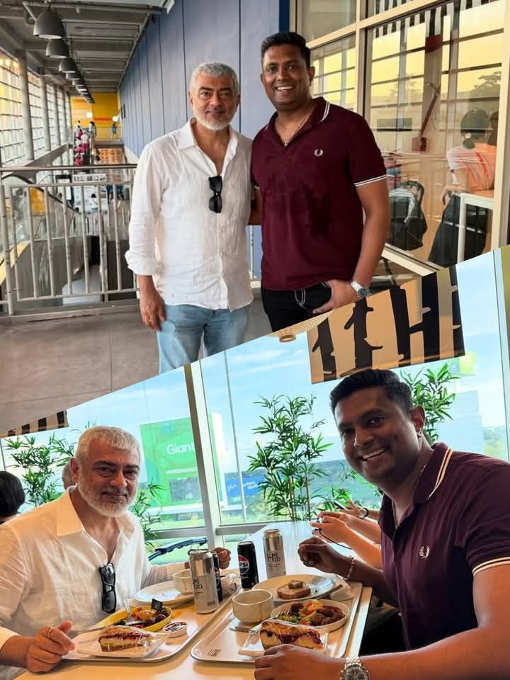 தல ரசிகர் துபாயில் தனது ரெஸ்டாரண்டில் தல ய கூப்பிட்டு விருந்து கொடுத்துள்ளார்....!!!
#AjithKumar