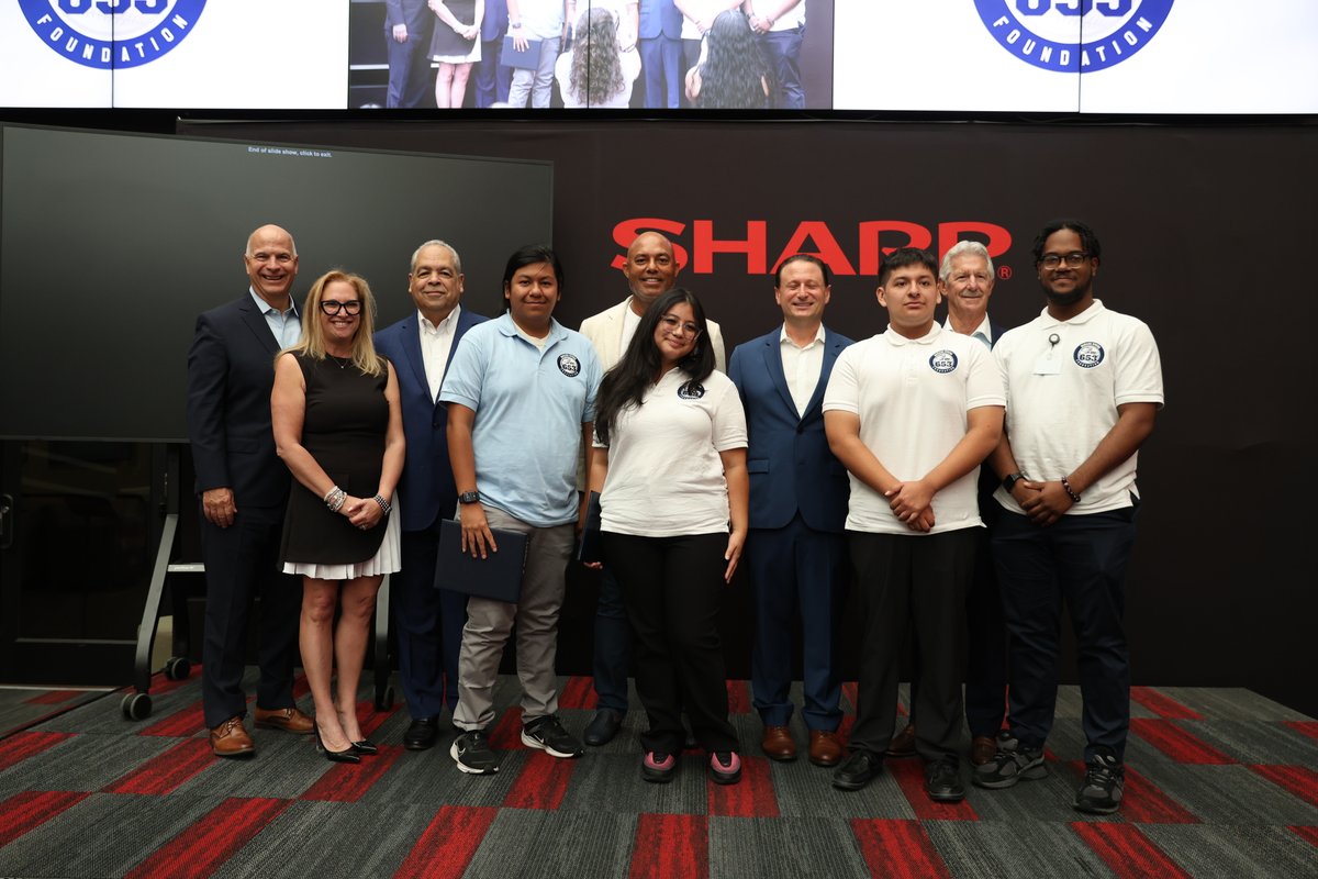 Sharp Business USA (@sharpbusinessus) on Twitter photo Celebrating the next generation of leaders! Our partnership with <a href="/mriverafdn/">The Mariano Rivera Foundation</a> and Mariano Rivera's #Save653Foundation empowers students to pursue thriving careers in office technology. Thanks to <a href="/MarianoRivera/">Mariano Rivera</a> for inspiring our grads and everyone who made this milestone possible. Celebrating the next generation of leaders! Our partnership with <a href="/mriverafdn/">The Mariano Rivera Foundation</a> and Mariano Rivera's #Save653Foundation empowers students to pursue thriving careers in office technology. Thanks to <a href="/MarianoRivera/">Mariano Rivera</a> for inspiring our grads and everyone who made this milestone possible.
