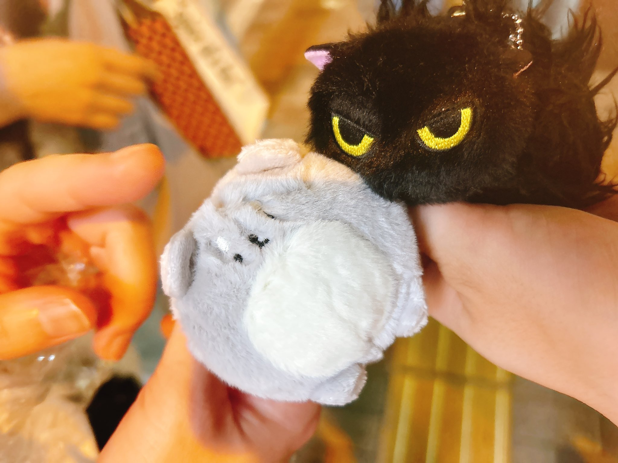【ヒイラギ】じゃれねこちゃん・ぐでねこちゃんチャーム　紫陽花②　他 ヒイラギ】じゃれねこちゃん・ぐでねこちゃんチャーム 紫陽花②