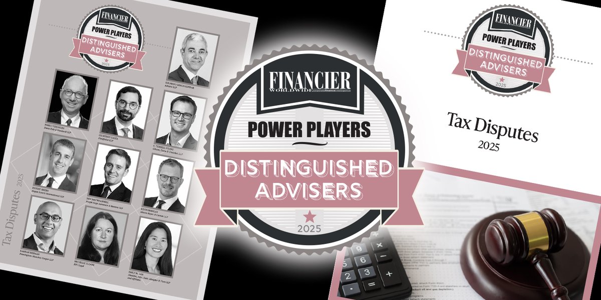 In our report “POWER PLAYERS: Tax Disputes 2025 - Distinguished Advisers”, we ask 10 professionals to reflect on their careers and share their thoughts on the market. You can find the report here: tinyurl.com/wnsvyw6t 

#TaxSystems #TaxDisputes #GlobalTaxation #EconomicClimate
