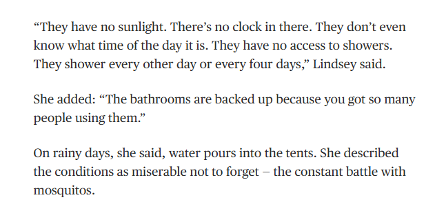 🚨NEW: A former worker at the Everglades Detention Camp confirms the terrible conditions of confinement there — ones which Florida has repeatedly claimed were made up. NBC confirmed her employment at the facility, so she saw it all.