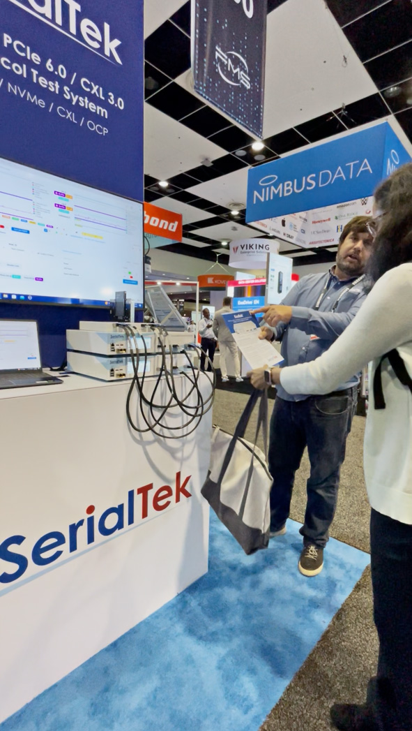 Visit Symbiosys Alliance (<a href="/symbiosys_io/">Symbiosys Alliance</a>) booth #613 to see <a href="/SerialTek/">SerialTek</a> Kodiak™ PCIe® 6.0 + CXL® demo—our top solution for data storage + cloud engineers. #PCIe #PCISIG #FMS2025