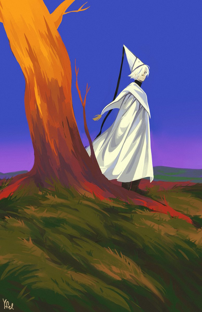 snow on a summer's day 
#Δ帽子 #witchhatatelier #wha