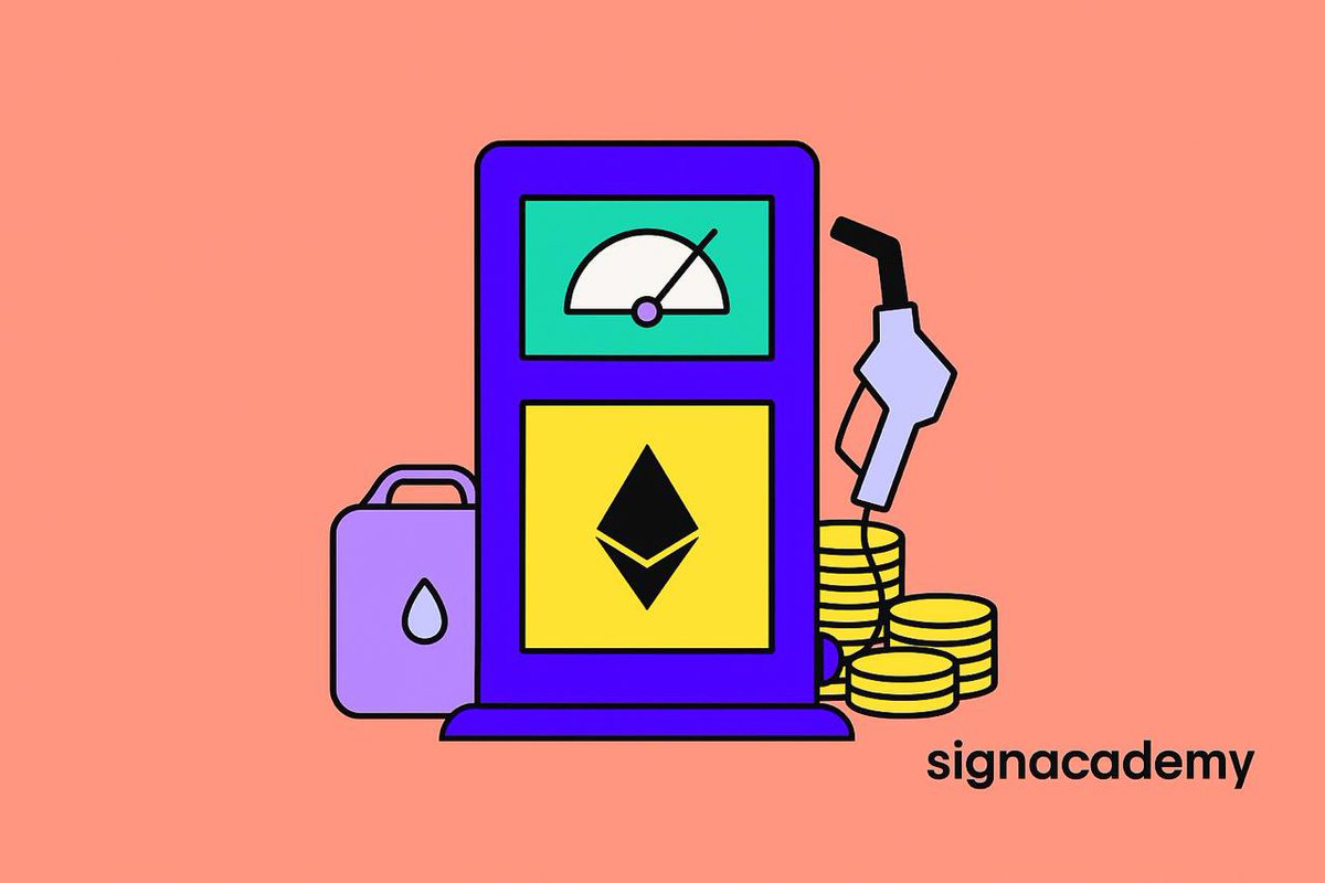 SignAcademy (@signacademyhq) on Twitter photo Gas
 
 Not your regular cooking gas or cylinder!
In the Web3 and crypto world, gas fees are the small (or sometimes big) amounts you pay when doing any kind of transaction on a blockchain. These fees depend on the chain you’re interacting with — like Ethereum (ETH), Bitcoin Gas
 
 Not your regular cooking gas or cylinder!
In the Web3 and crypto world, gas fees are the small (or sometimes big) amounts you pay when doing any kind of transaction on a blockchain. These fees depend on the chain you’re interacting with — like Ethereum (ETH), Bitcoin