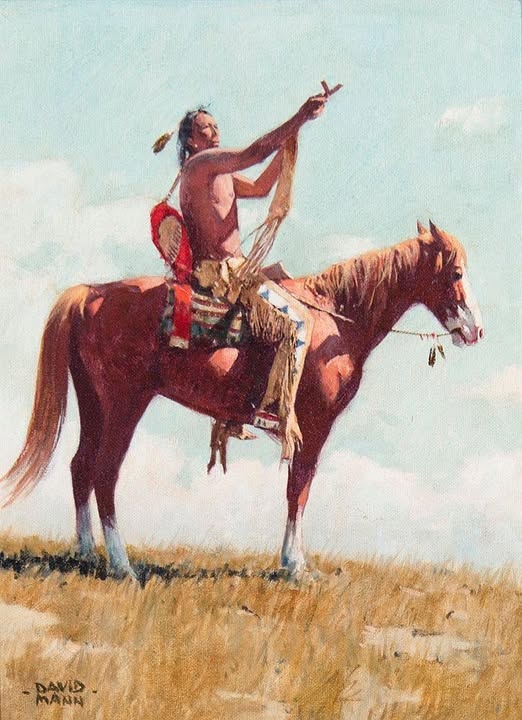 David Mann
Indian On Horse