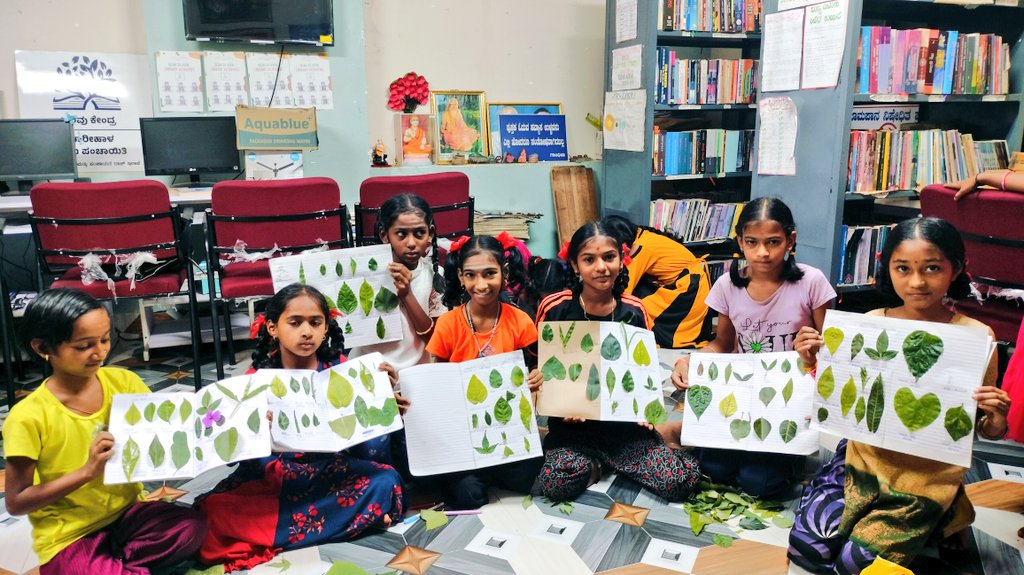 marihallibrary's tweet image. Hands-on science at Arivu Kendra Marihal!
5th &amp;amp; 6th-grade students explored leaf venation through real leaves – identifying reticulate &amp;amp; parallel patterns.
Learning by doing = true understanding
#LeafVenation #ScienceActivity #MarihalLibrary @readingkafka @theBekku @ZP_Belagavi