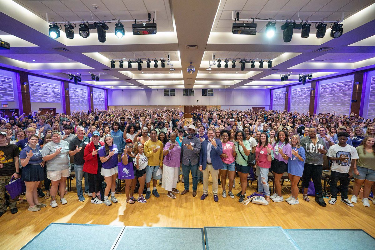 Stephen F. Austin State University (@sfasu) on Twitter photo For the first time ever, SFA received over 20,000 undergrad applications for a fall semester — a 17% jump from last year and 67% since 2019. 🪓🌲🙌
With programs like Purple Promise and Lumberjack Launch, more students are choosing SFA than ever, and this summer's Lumberjack For the first time ever, SFA received over 20,000 undergrad applications for a fall semester — a 17% jump from last year and 67% since 2019. 🪓🌲🙌
With programs like Purple Promise and Lumberjack Launch, more students are choosing SFA than ever, and this summer's Lumberjack