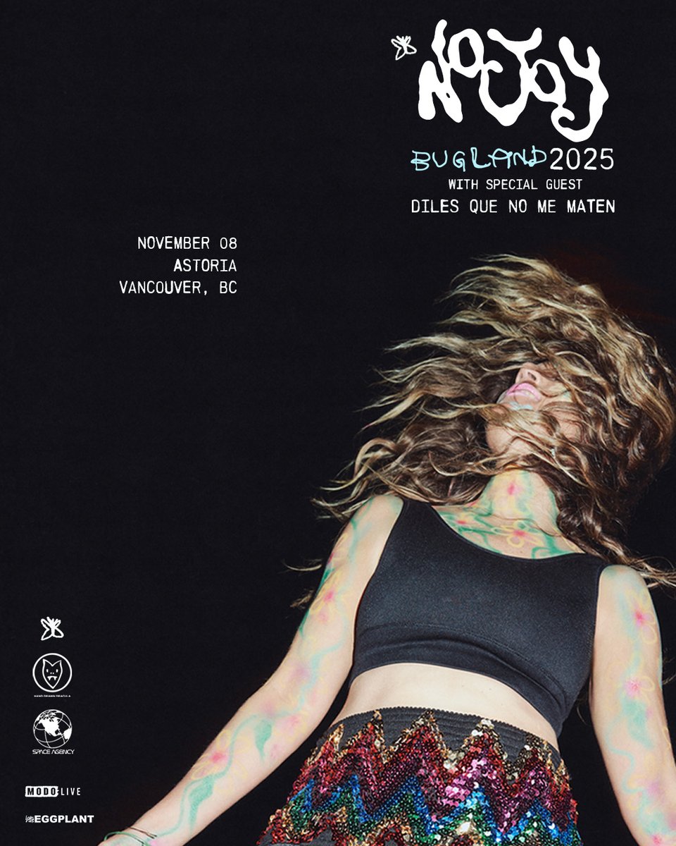 modo_live's tweet image. JUST ANNOUNCED 🎸 @nojoy is coming to Vancouver at Astoria on Sat, Nov 8 with special guest Diles Que No Me Maten (@diles_me)! 

Tickets go on sale Friday, August 8 at 9 AM PT / 12 PM ET
🎟️: bit.ly/NJD-YVR

#YVREvents #VancouverEvents #NoJoy