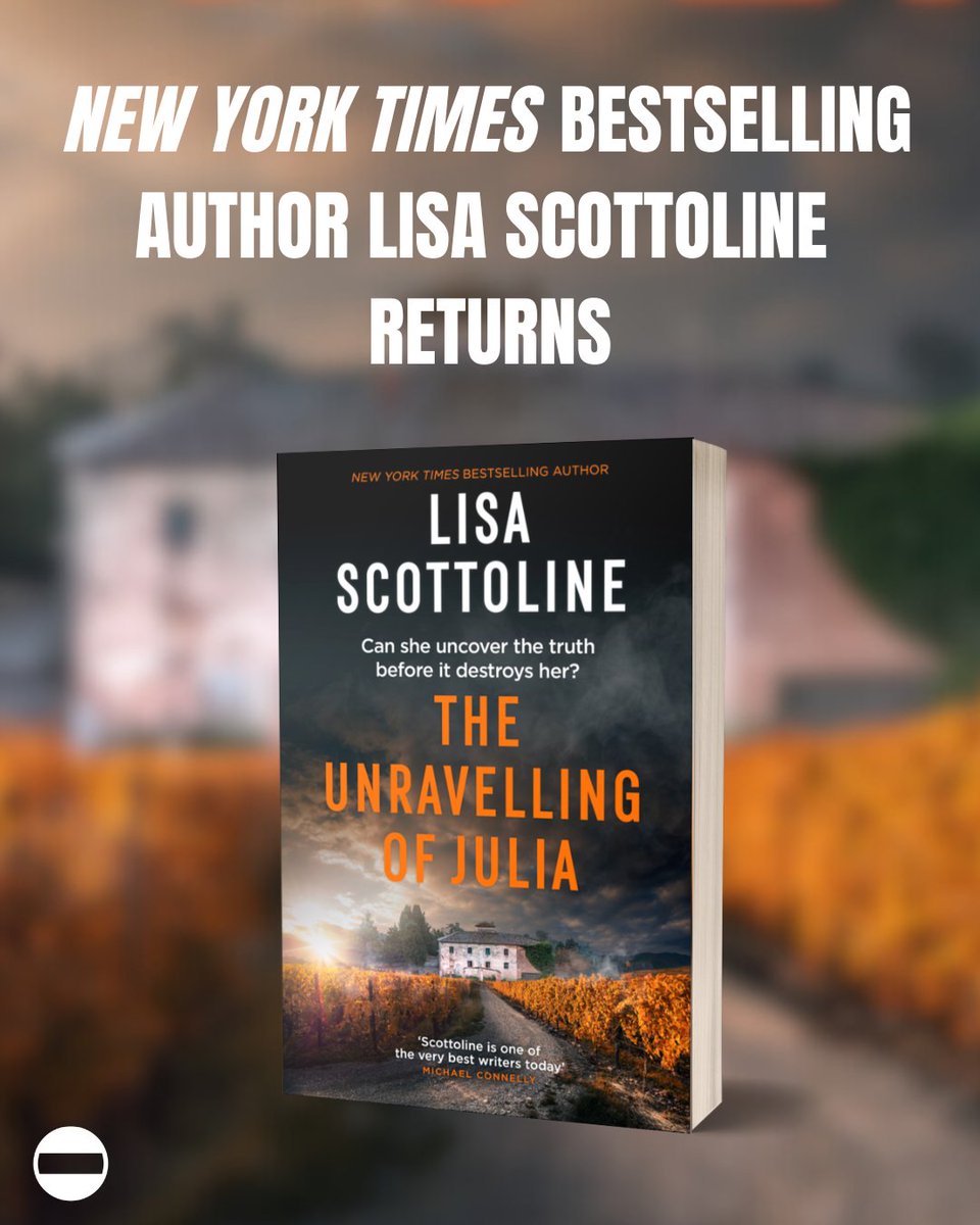 noexitpress's tweet image. ‘Scottoline knows how to keep readers in her grip’ New York Times

A mysterious inheritance. A dark past. A truth that could destroy her.

@LisaScottoline The Unravelling of Julia is a haunting tale of secrets, suspense, and psychological terror that will keep you up all night.