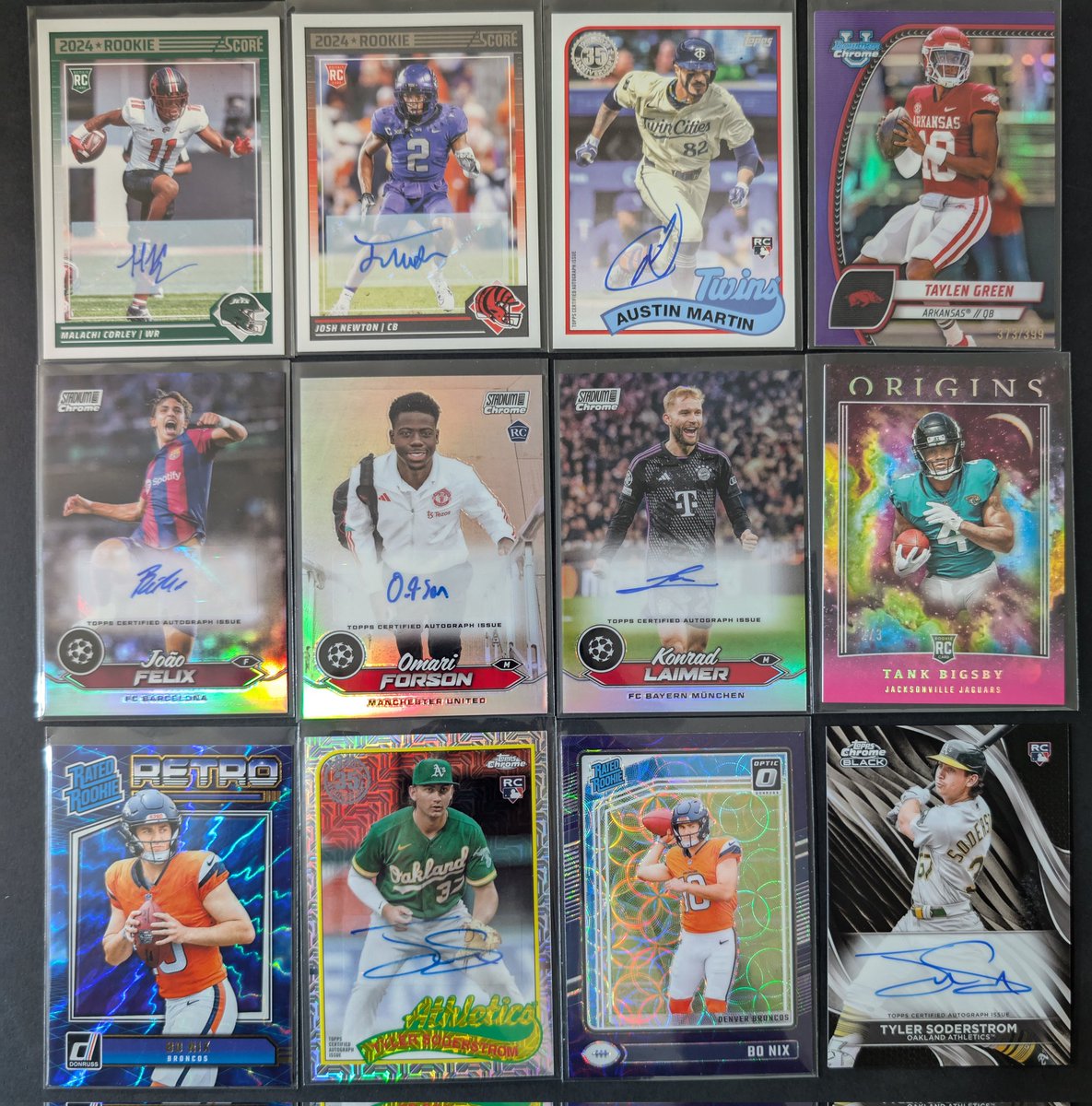 ParallelCards's tweet image. I'm looking to move singles of various sports.
I'm open to offers.
PayPal G&S with tracking
I will update within the post as I get pictures taken.