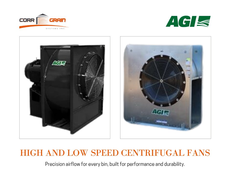 CORR Grain Systems Inc. (@corrgrain) on Twitter photo Better airflow, Better grain.
CORR Grain offers AGI fans & heaters to help you control moisture, temp & quality post-harvest.
Let’s build the right aeration system for your bins.
1800-324-7867 | hubs.la/Q03Byqzm0
#CORRGrain #AerationMatters # GrainConditioning #GrainStorage Better airflow, Better grain.
CORR Grain offers AGI fans & heaters to help you control moisture, temp & quality post-harvest.
Let’s build the right aeration system for your bins.
1800-324-7867 | hubs.la/Q03Byqzm0
#CORRGrain #AerationMatters # GrainConditioning #GrainStorage