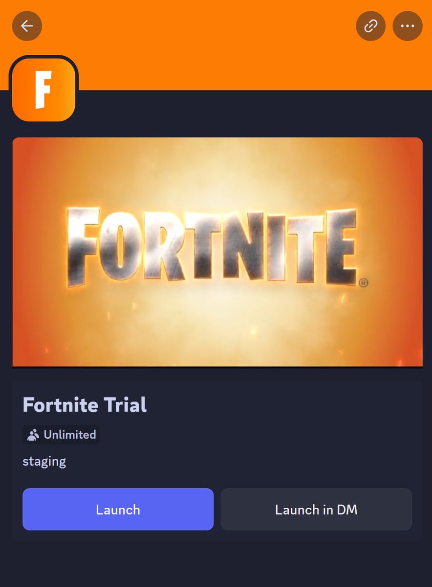 A new discord app has been worked on recently for Fortnite that appears to allow players to play Fortnite over the cloud inside of Discord.

This app is linked to a "Cloud Play" experiment on Discord and was recently updated, potentially coming soon.