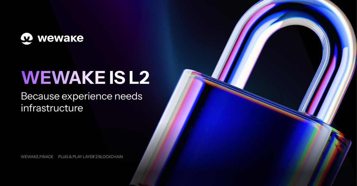 Plugging into someone else’s chain means inheriting their rules, friction, and limits.
WeWake is a Layer 2 not for the sake of it, but because full-stack control is the only way to rethink onboarding from scratch.
Infrastructure matters when experience is the product.