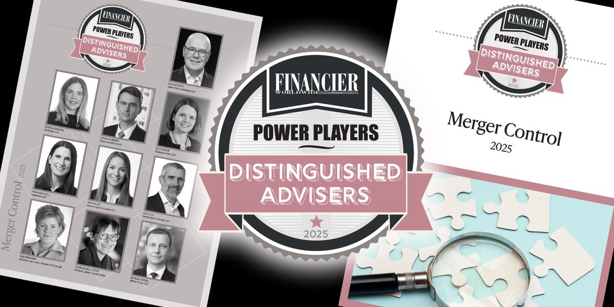In our report “POWER PLAYERS: Merger Control 2025 - Distinguished Advisers”, we ask 10 professionals to reflect on their careers &amp; share their thoughts on the market. Read the report here: tinyurl.com/37frvhfx 

#MergersAndAcquisitions #MergerControl #ForeignInvestment