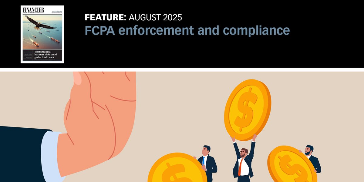 Although the pause represents a significant shift in the global fight against bribery &amp; corruption, it does not amount to a complete abandonment of FCPA investigations &amp; enforcement by US authorities.FW’s August issue covers FCPA enforcement &amp; compliance: tinyurl.com/kmne3j2h