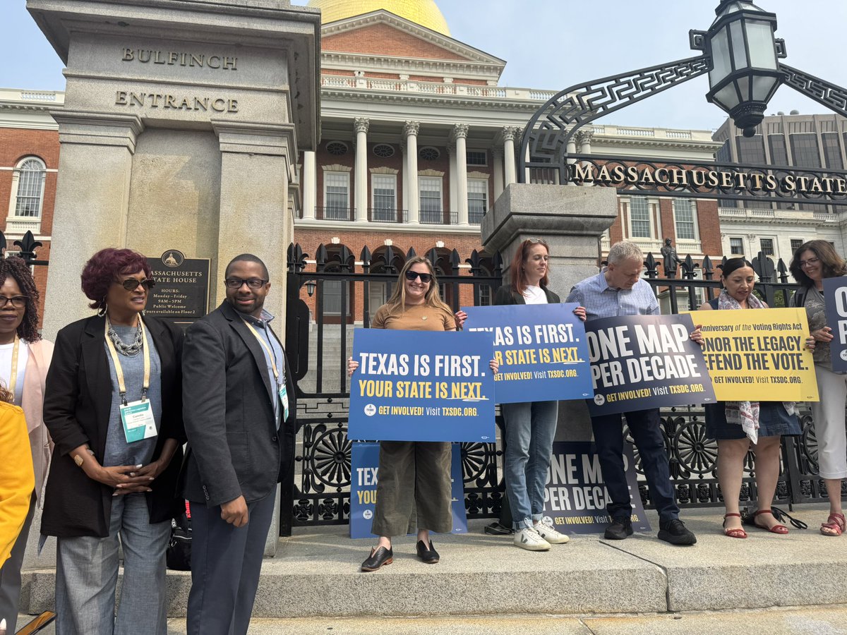 Today I stood with legislators from more than 30 states to support TX Senators and Representatives who are trying to protect their state, and our Democracy, from Trump’s rigged gerrymandering. When we fight, we win!