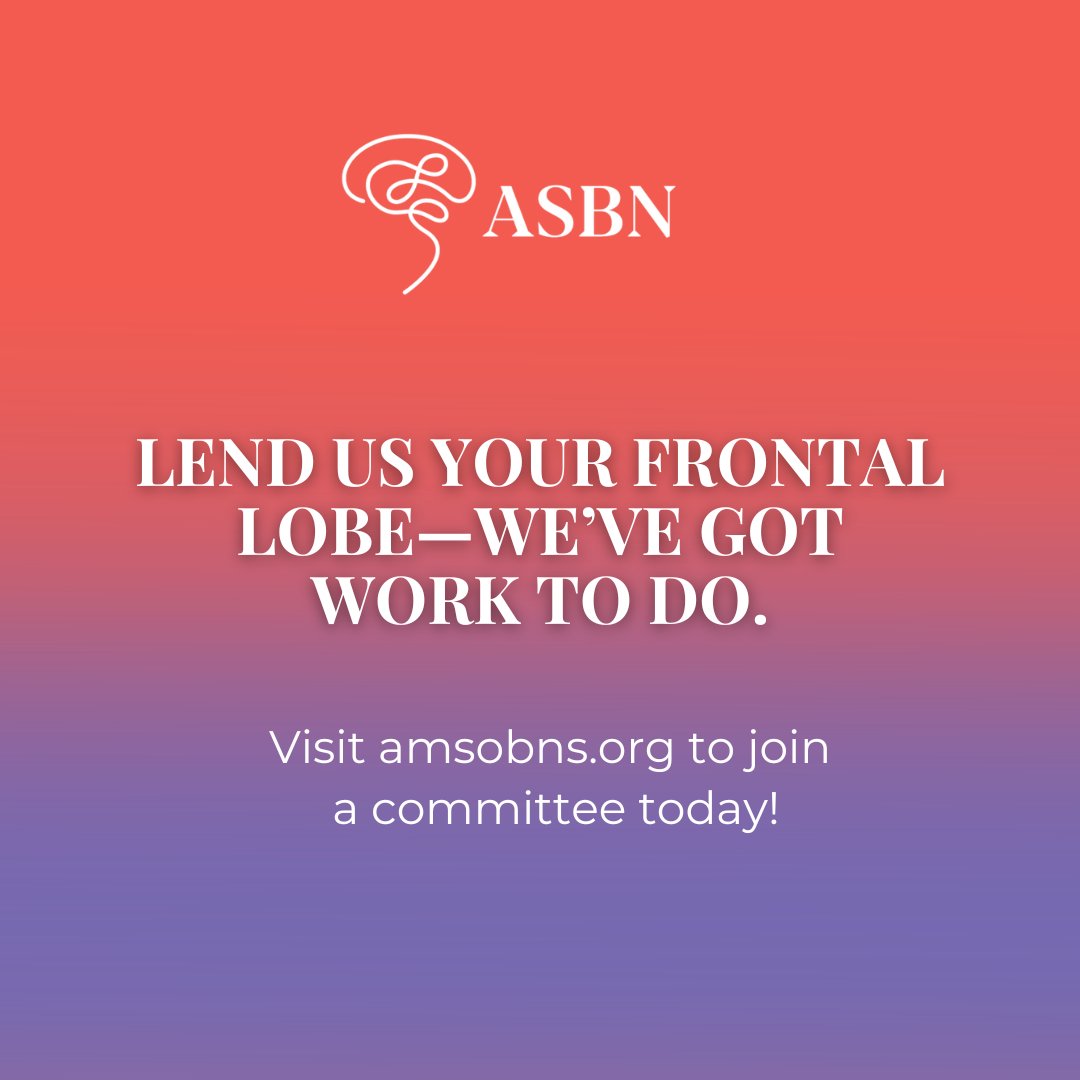 We are actively building out our Resident Subcommittee and we need YOU! Interested in helping us amplify our voice?  Join our Resident Subcommittee today! Not a member yet? Joining is easy and free. Visit AMSOBNS.org to become a member. Deadline to join is August