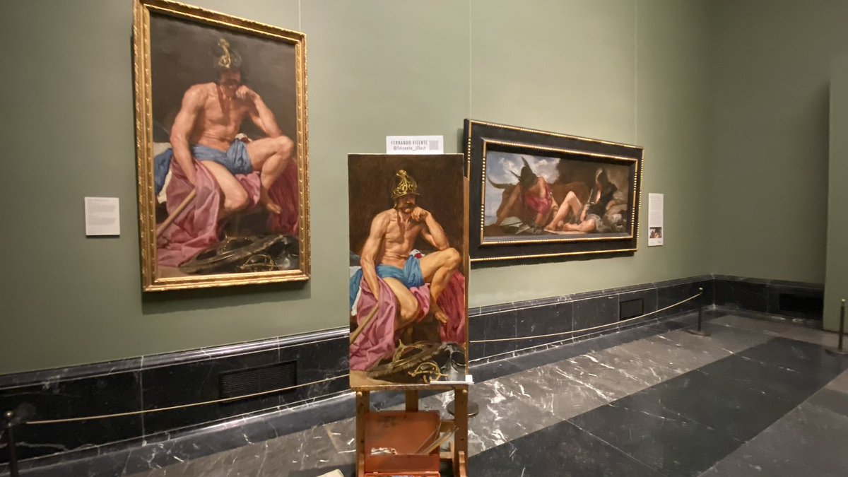 365 años de la muerte de Diego Velázquez, genio del Barroco español. Gran Maestro del realismo. Como copista del <a href="/museodelprado/">Museo del Prado</a> he tenido el privilegio de copiar Las Hilanderas, El triunfo de Baco, La Fragua de Vulcano, Marte y Mercurio y Argos