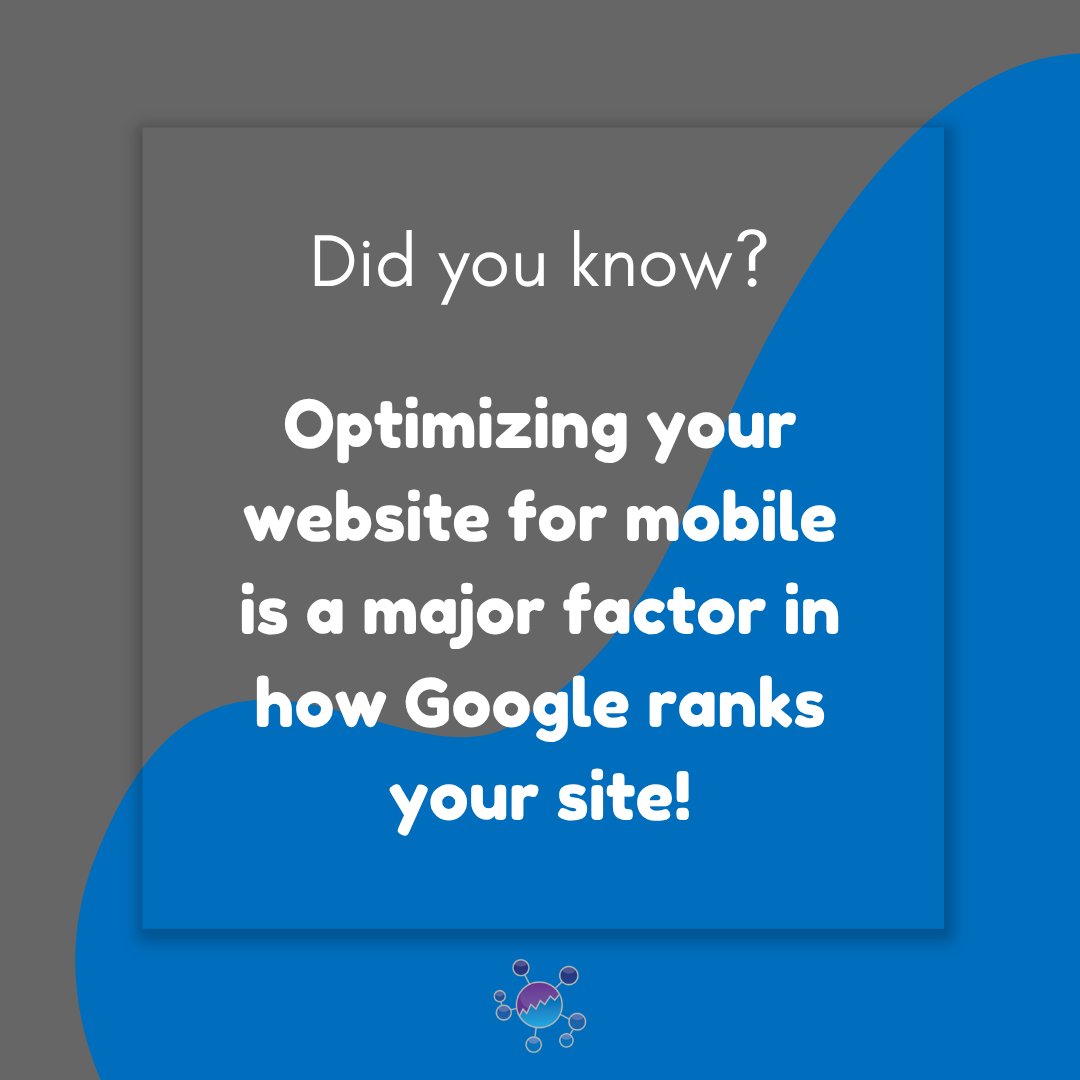 hasoptimization's tweet image. Optimizing your website for mobile isn't just about looking good on phones. Google uses the mobile version of a website for indexing & ranking (called mobile-first indexing). If your site isn't mobile-friendly, it could hurt search visibility & cost potential customers.