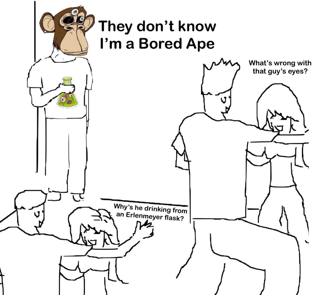 Do people in your normal life know you’re a Bored Ape?