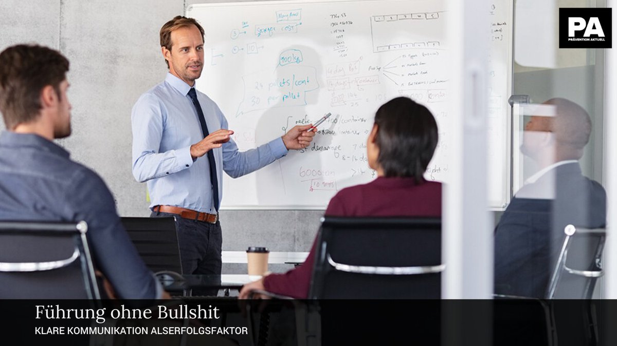 „Könnten wir vielleicht mal darüber sprechen?“ – Wenn Kommunikation nur noch in Floskeln und vagen Aussagen passiert, fehlt Teams das Wichtigste: Klarheit.
Warum Klarheit die Grundlage guter Führung ist, jetzt im Beitrag 👉 praevention-aktuell.de/fuehrung-ohne-…