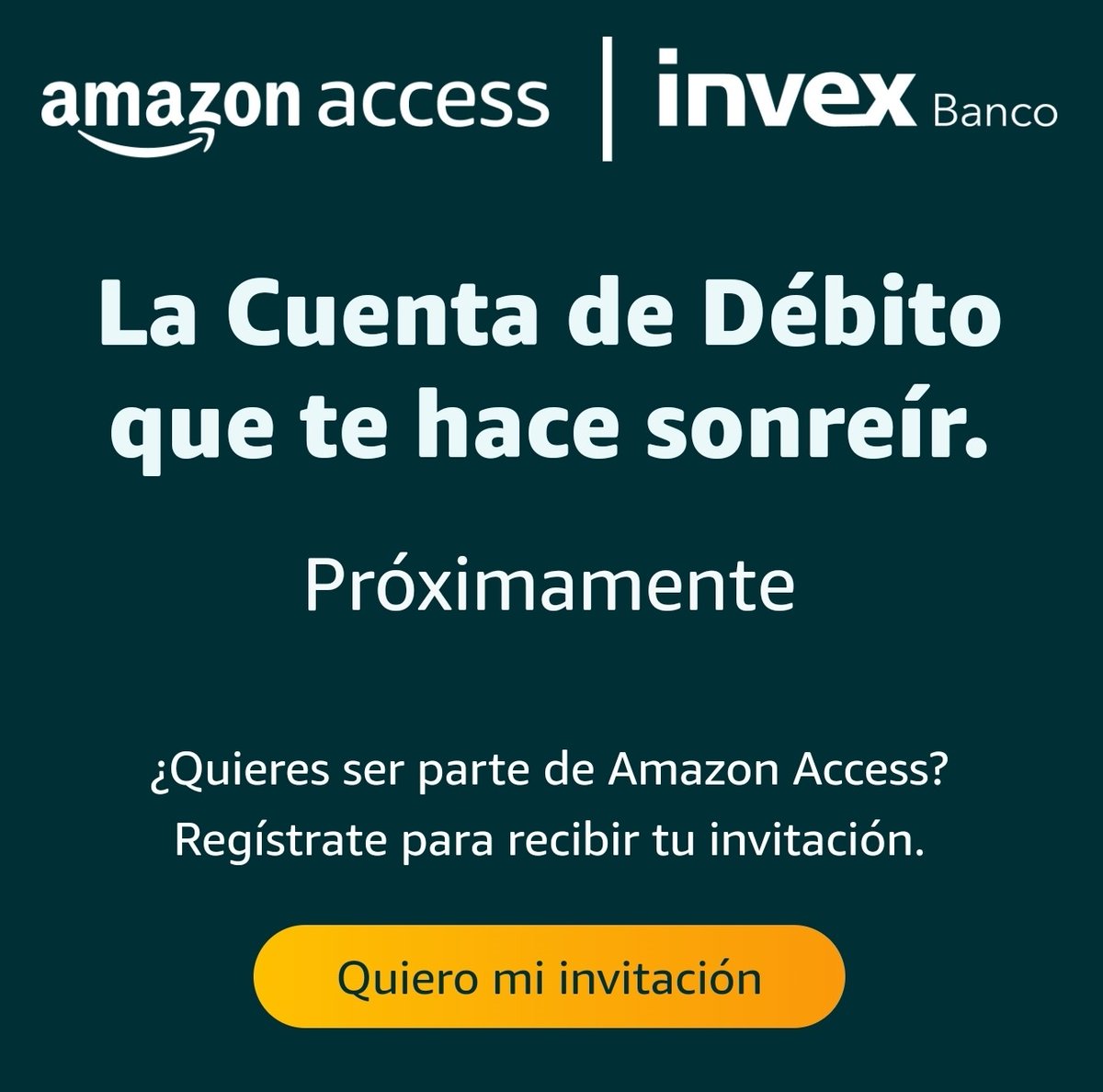 InversionesAld's tweet image. ¡Ya se pueden registrar en la lista de espera para Amazon Access!

Como les comenté, es una cuenta bancaria en colaboración con Invex Banco, no tiene comisiones ni anualidad.

Ofrece 3 meses de Amazon Prime gratis al aperturar su cuenta.

#amazon #amazonaccess #invex #invexbanco