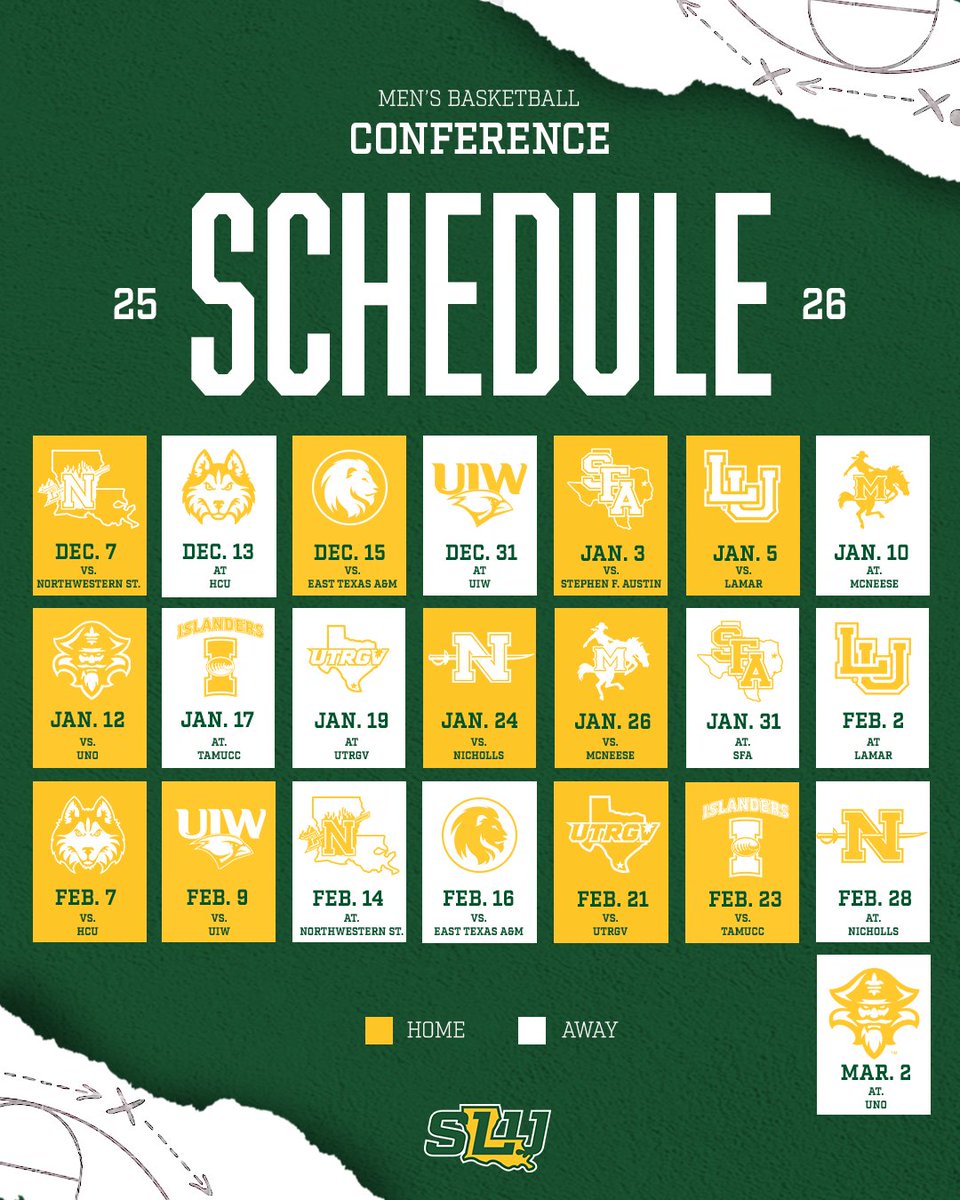 IT'S HERE!!

We're locked in for our 2025-26 season... and here's our 2025-26 schedule!!

#LionUp