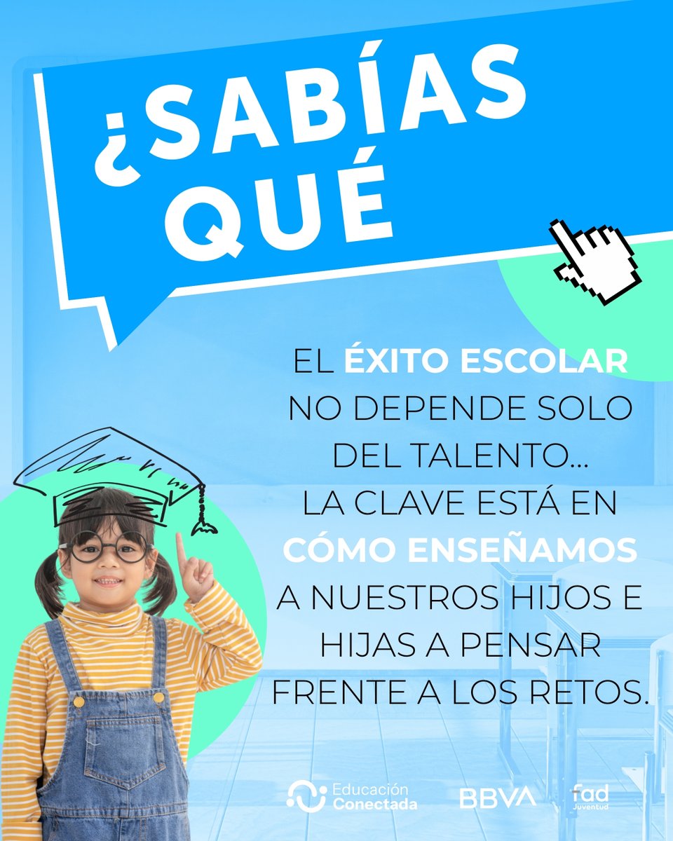 EduConectada's tweet image. 🚨 Spoiler: El talento NO lo es todo.

¿Quieres saber qué puede marcar la diferencia real en el futuro de tu hijo o hija?

👉 Te lo contamos en nuestro último post: estrategias, errores que evitar y una clave que muchos pasan por alto.
📖 ¡Dale un vistazo!…