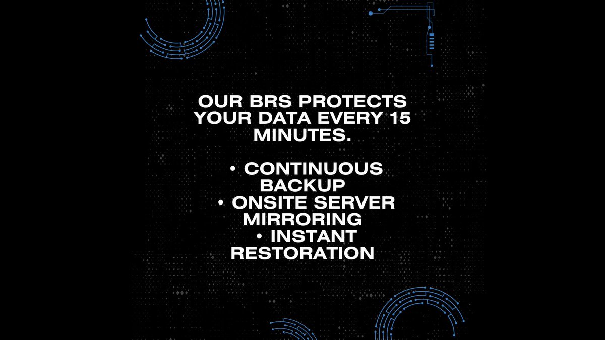 PC_Works_Tech's tweet image. Solution Highlight: BRS
What if your business data disappeared in 15 minutes?
With PC Works Tech’s BRS, we back it up every 15 minutes and restore it instantly.
- No downtime
- No panic
- Total protection
DM us or visit PCWorksTech.com
#BackupSolution #TechThatWorks