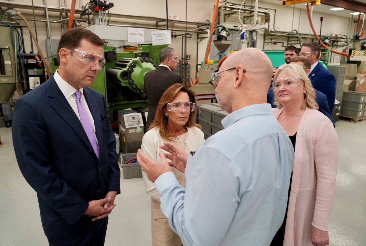 The NAM joined <a href="/HouseGOP/">House Republicans</a> Chairwoman <a href="/RepLisaMcClain/">Chairwoman Lisa McClain</a> and <a href="/CongressmanKean/">Congressman Tom Kean</a> this morning to tour Bihler of America. Manufacturers in New Jersey and across the country are thanking Congress for passing the One Big Beautiful Bill Act to strengthen our economy. #ManufacturingWins
