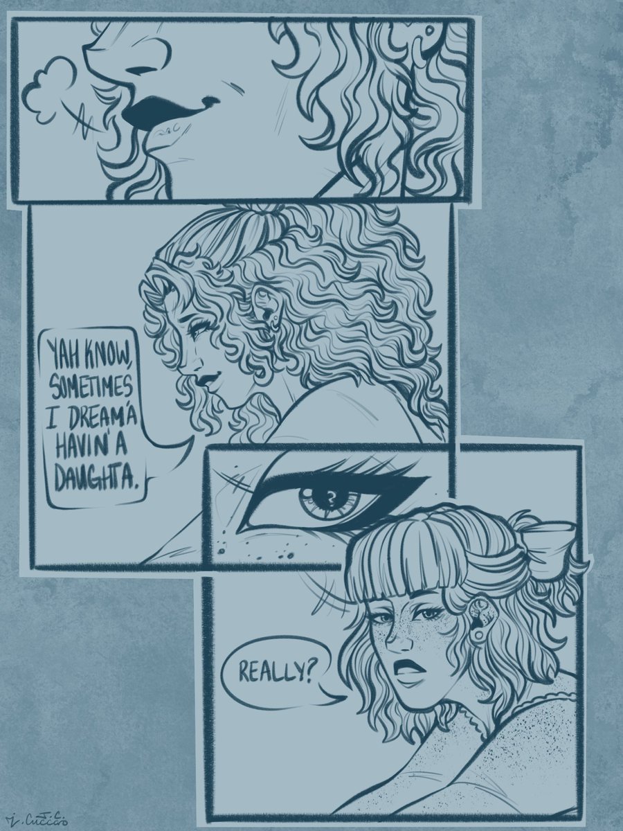 jhcuccaro's tweet photo. The Daughter || Survivor’s Guilt || 1/2
#oc #ocs #originalcharacter #originalcharacters #wlw #art #EvynJuvette #LaylaPiper #lostlover #survivorsguilt #minicomic https://t.co/oIy3d0yUdt