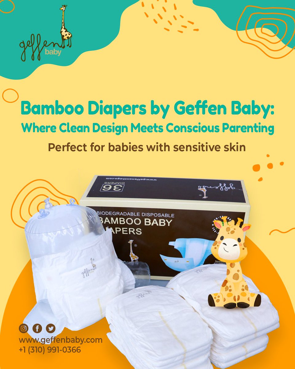 GeffenBaby's tweet photo. Bamboo Diapers by Geffen Baby: Where Clean Design Meets Conscious Parenting
---
🌐 https://t.co/guOawwBg4k
📍 Based in California
📞 +1 (310) 991-0366
---
https://t.co/T4NnZfhv2A https://t.co/6829lPxmWh