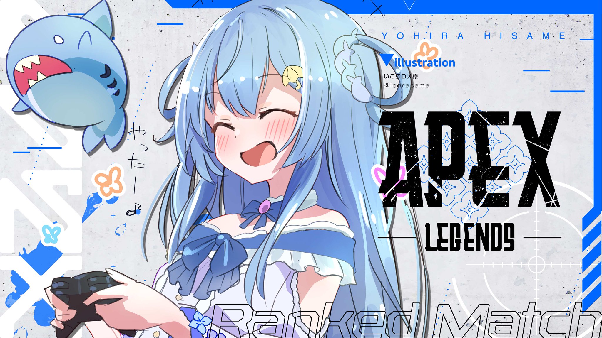 ある姫⚠いいね、押さないで下さいブロック対象 APEX】いつかマスターを目指すapex女子のソロランク‼ダイヤ2